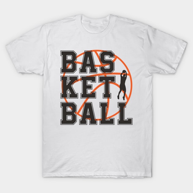 basketball funny art work T-Shirt by yassinnox